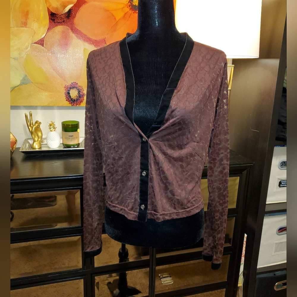 Elegant Brown Women's Top
